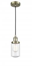 Innovations Lighting 201C-AB-G314 - Dover - 1 Light - 5 inch - Antique Brass - Cord hung - Mini Pendant