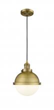  201C-BB-HFS-81-BB-LED - Hampden - 1 Light - 9 inch - Brushed Brass - Cord hung - Mini Pendant