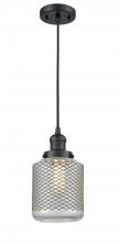 Innovations Lighting 201C-OB-G262 - Stanton - 1 Light - 6 inch - Oil Rubbed Bronze - Cord hung - Mini Pendant