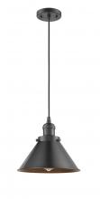Innovations Lighting 201C-OB-M10-OB - Briarcliff - 1 Light - 10 inch - Oil Rubbed Bronze - Cord hung - Mini Pendant