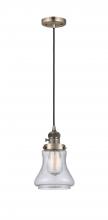 Innovations Lighting 201CSW-AB-G194 - Bellmont - 1 Light - 6 inch - Antique Brass - Cord hung - Mini Pendant