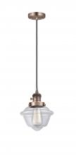 Innovations Lighting 201CSW-AC-G532 - Oxford - 1 Light - 7 inch - Antique Copper - Cord hung - Mini Pendant