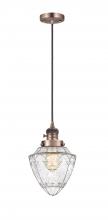 Innovations Lighting 201CSW-AC-G664-7 - Bullet - 1 Light - 7 inch - Antique Copper - Cord hung - Mini Pendant