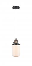 Innovations Lighting 201CSW-BAB-G311 - Dover - 1 Light - 5 inch - Black Antique Brass - Cord hung - Mini Pendant