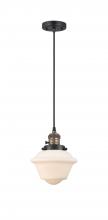 Innovations Lighting 201CSW-BAB-G531 - Oxford - 1 Light - 7 inch - Black Antique Brass - Cord hung - Mini Pendant