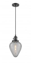 Innovations Lighting 201CSW-OB-G165 - Geneseo - 1 Light - 7 inch - Oil Rubbed Bronze - Cord hung - Mini Pendant
