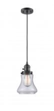 Innovations Lighting 201CSW-OB-G192 - Bellmont - 1 Light - 6 inch - Oil Rubbed Bronze - Cord hung - Mini Pendant