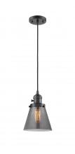 Innovations Lighting 201CSW-OB-G63 - Cone - 1 Light - 6 inch - Oil Rubbed Bronze - Cord hung - Mini Pendant