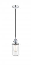 Innovations Lighting 201CSW-PC-G314 - Dover - 1 Light - 5 inch - Polished Chrome - Cord hung - Mini Pendant