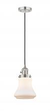Innovations Lighting 201CSW-PN-G191 - Bellmont - 1 Light - 6 inch - Polished Nickel - Cord hung - Mini Pendant