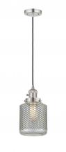 Innovations Lighting 201CSW-PN-G262 - Stanton - 1 Light - 6 inch - Polished Nickel - Cord hung - Mini Pendant