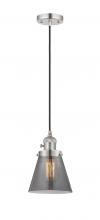 Innovations Lighting 201CSW-PN-G63 - Cone - 1 Light - 6 inch - Polished Nickel - Cord hung - Mini Pendant