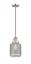 Innovations Lighting 201CSW-SN-G262 - Stanton - 1 Light - 6 inch - Brushed Satin Nickel - Cord hung - Mini Pendant