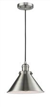 Innovations Lighting 201C-SN-M10 - 1 Light Briarcliff 10 inch Mini Pendant