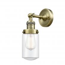 Innovations Lighting 203-AB-G312 - Dover - 1 Light - 5 inch - Antique Brass - Sconce