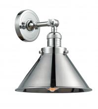 Innovations Lighting 203-PC-M10-PC - Briarcliff - 1 Light - 10 inch - Polished Chrome - Sconce