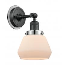  203BK-BPPC-HRPC-G171 - Fulton - 1 Light - 7 inch - Matte Black - Sconce