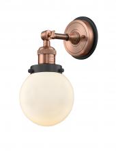  203BP-ACBK-G201-6 - Beacon - 1 Light - 6 inch - Antique Copper - Sconce