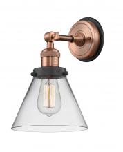  203BP-ACBK-G42 - Cone - 1 Light - 8 inch - Antique Copper - Sconce