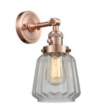  203SW-AC-G142 - Chatham - 1 Light - 7 inch - Antique Copper - Sconce