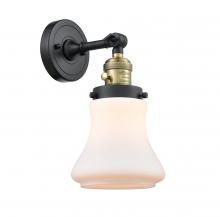 Innovations Lighting 203SW-BAB-G191 - Bellmont - 1 Light - 7 inch - Black Antique Brass - Sconce