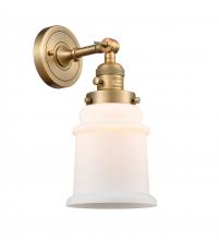  203SW-BB-G181-LED - Canton - 1 Light - 7 inch - Brushed Brass - Sconce