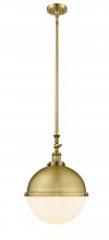  206-BB-HFS-121-BB - Hampden - 1 Light - 13 inch - Brushed Brass - Stem Hung - Pendant