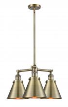  207-AB-M13-AB - Appalachian - 3 Light - 21 inch - Antique Brass - Stem Hung - Chandelier