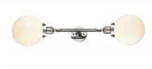  208L-PN-G201-8 - Beacon - 2 Light - 8 inch - Polished Nickel - Bath Vanity Light