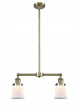  209-AB-G181S - Canton - 2 Light - 21 inch - Antique Brass - Stem Hung - Island Light