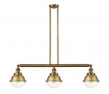  213-BB-HFS-62-BB - Hampden - 3 Light - 40 inch - Brushed Brass - Stem Hung - Island Light