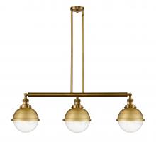  213-BB-HFS-84-BB - Hampden - 3 Light - 42 inch - Brushed Brass - Stem Hung - Island Light