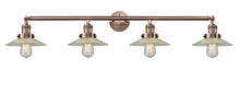  215-AC-G2 - Halophane - 4 Light - 45 inch - Antique Copper - Bath Vanity Light