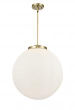  221-3S-AB-G201-18 - Beacon - 3 Light - 18 inch - Antique Brass - Cord hung - Pendant