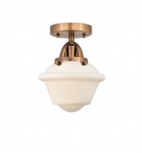  288-1C-AC-G531 - Oxford - 1 Light - 8 inch - Antique Copper - Semi-Flush Mount