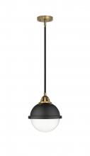  288-1S-BAB-HFS-82-BK - Hampden - 1 Light - 9 inch - Black Antique Brass - Cord hung - Mini Pendant