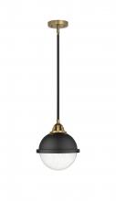  288-1S-BAB-HFS-84-BK - Hampden - 1 Light - 9 inch - Black Antique Brass - Cord hung - Mini Pendant