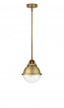  288-1S-BB-HFS-62-BB - Hampden - 1 Light - 7 inch - Brushed Brass - Cord hung - Mini Pendant