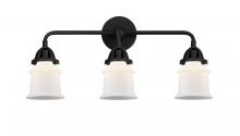  288-3W-BK-G181S - Canton - 3 Light - 23 inch - Matte Black - Bath Vanity Light