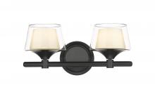  311-2W-BK-CLW - Laguna - 2 Light - 15 inch - Black - Bath Vanity Light