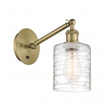  317-1W-AB-G1113 - Cobbleskill - 1 Light - 5 inch - Antique Brass - Sconce