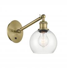 Innovations Lighting 317-1W-AB-G122-6 - Athens - 1 Light - 6 inch - Antique Brass - Sconce