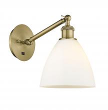  317-1W-AB-GBD-751 - Bristol - 1 Light - 8 inch - Antique Brass - Sconce