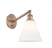 Innovations Lighting 317-1W-AC-GBC-81 - Berkshire - 1 Light - 8 inch - Antique Copper - Sconce