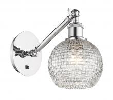 Innovations Lighting 317-1W-PC-G122C-6CL - Athens - 1 Light - 6 inch - Polished Chrome - Sconce