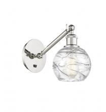Innovations Lighting 317-1W-PN-G1213-6 - Athens Deco Swirl - 1 Light - 6 inch - Polished Nickel - Sconce