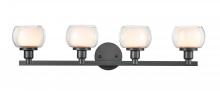 Innovations Lighting 330-4W-BK-CLW - Cairo - 4 Light - 31 inch - Black - Bath Vanity Light