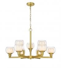 Innovations Lighting 330-9CR-SG-CLW - Cairo - 9 Light - 30 inch - Satin Gold - Chain Hung - Chandelier