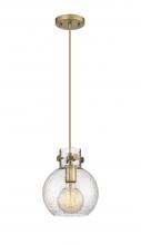  410-1PS-BB-G410-8SDY - Newton Sphere - 1 Light - 8 inch - Brushed Brass - Cord hung - Mini Pendant