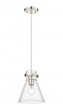  410-1PS-PN-G411-8CL - Newton Cone - 1 Light - 8 inch - Polished Nickel - Cord hung - Pendant